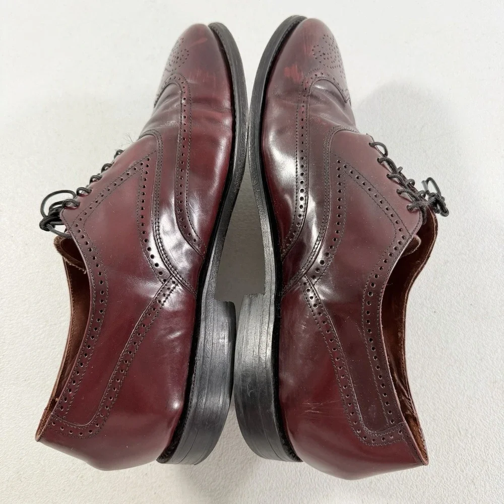 Vintage‎ Bostonian Wingtip Brogue Leather Oxford Dress Shoes Mens Size 8.5 D